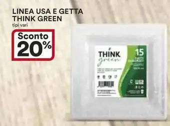 Ipercoop LINEA USA E GETTA THINK GREEN offerta