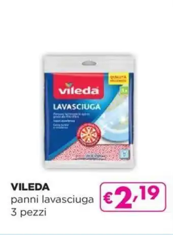 Acqua & Sapone VILEDA panni lavasciuga 3 pezzi offerta