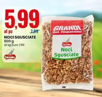 Eurospin NOCI SGUSCIATE 800 g offerta