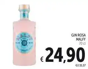 Spazio Conad GIN ROSA MALFY 70 cl offerta