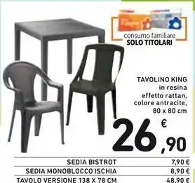 Spazio Conad TAVOLINO KING offerta