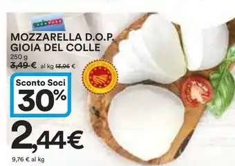 Ipercoop MOZZARELLA D.O.P. GIOIA DEL COLLE offerta