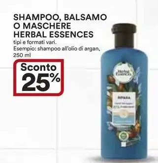 Ipercoop SHAMPOO, BALSAMO O MASCHERE HERBAL ESSENCES offerta