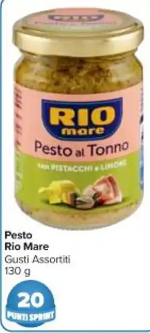 Carrefour Market Pesto Rio Mare Gusti Assortiti 130 g offerta