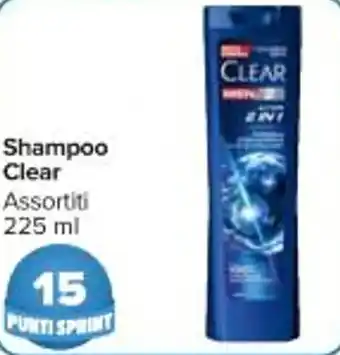 Carrefour Market Shampoo Clear Assortiti 225 ml offerta