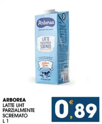 SeBón Supermercati ARBOREA LATTE UHT PARZIALMENTE SCREMATO L1 offerta