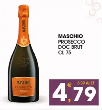 SeBón Supermercati MASCHIO PROSECCO DOC BRUT CL 75 offerta