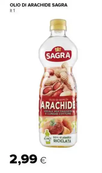 Tigre OLIO DI ARACHIDE SAGRA lt 1 offerta