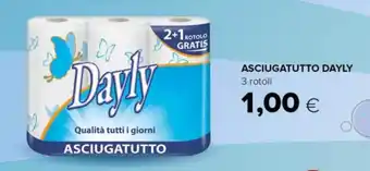 Tigre ASCIUGATUTTO DAYLY 3 rotoli offerta