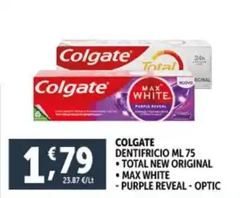 Deco Supermercati COLGATE DENTIFRICIO ML 75 offerta
