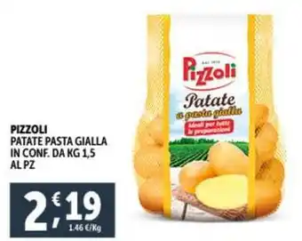 Deco Supermercati PIZZOLI PATATE PASTA GIALLA IN CONF. DA KG 1,5 offerta