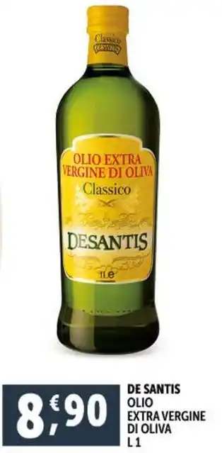 Deco Supermercati DE SANTIS OLIO EXTRA VERGINE DI OLIVA L1 offerta