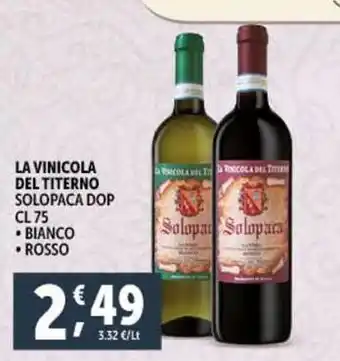 Deco Supermercati LA VINICOLA DEL TITERNO SOLOPACA DOP CL75 offerta