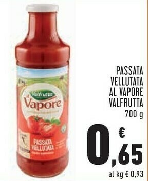 Conad Superstore Passata vellutata 700 g(ml) offerta