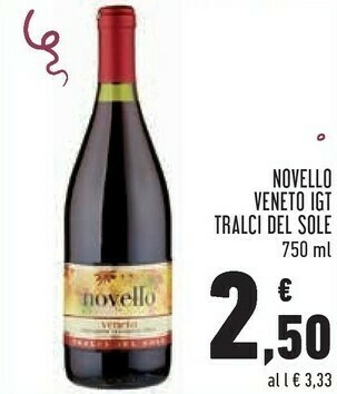Conad Superstore Tralci del sole novello veneto igt offerta