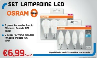 Conad Superstore Set lampadine led offerta