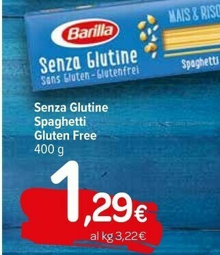 Carrefour Market Senza glutine spaghetti offerta