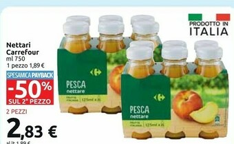 Carrefour Market Carrefour nettare pesca offerta