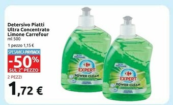 Carrefour Market Carrefour detersivo piatti ultra concentrato limone offerta