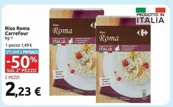 Carrefour Market Carrefour - riso roma 1000 g offerta