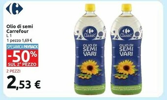 Carrefour Market Carrefour - olio di semi vari offerta