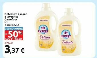 Carrefour Market Carrefour detersivo a mano e lavatrice offerta