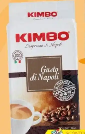 Tigre CAFFÈ KIMBO GUSTO DI NAPOLI gr 250 offerta