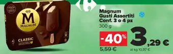 Carrefour Express Magnum Gusti Assortiti Conf. 3 o 4 pz 300 g offerta