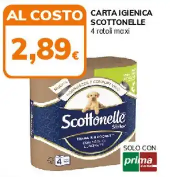 Basko CARTA IGIENICA SCOTTONELLE 4 rotoli maxi offerta