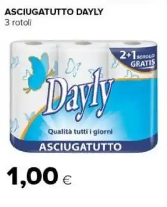 Tigre ASCIUGATUTTO DAYLY 3 rotoli offerta