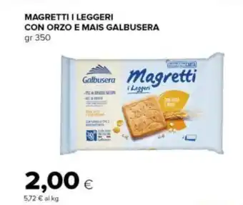 Tigre MAGRETTI I LEGGERI CON ORZO E MAIS GALBUSERA gr 350 offerta