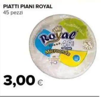 Tigre PIATTI PIANI ROYAL 45 pezzi offerta