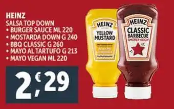 Deco Supermercati HEINZ SALSA TOP DOWN offerta