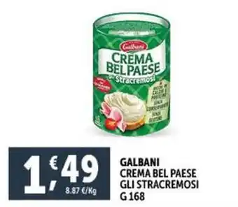 Deco Supermercati GALBANI CREMA BEL PAESE GLI STRACREMOSI G168 offerta