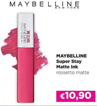 Saponi e profumi MAYBELLINE Super Stay Matte Ink rossetto matte Ink rossetto matte offerta