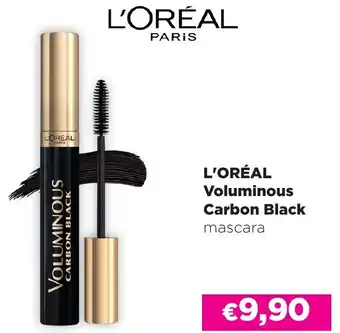 Saponi e profumi L'ORÉAL VOLUMINOUS Carbon Black mascara offerta