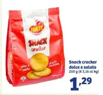 In'S Mercato Snack cracker dolce e salato 250 g offerta