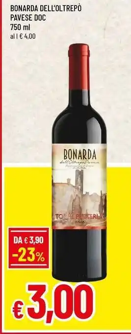 Famila BONARDA DELL'OLTREPÒ PAVESE DOC offerta