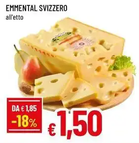 Famila EMMENTAL SVIZZERO all'etto offerta
