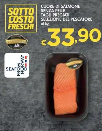 Bennet CUORE DI SALMONE SENZA PELLE TAGLI PREGIATI SELEZIONE DEL PESCATORE offerta