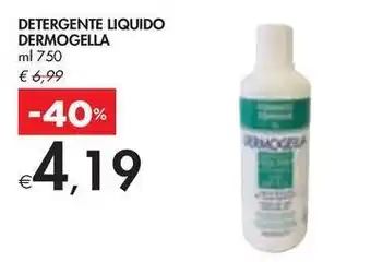 Bennet DETERGENTE LIQUIDO DERMOGELLA ml 750 offerta