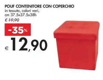 Bennet POUF CONTENITORE CON COPERCHIO offerta