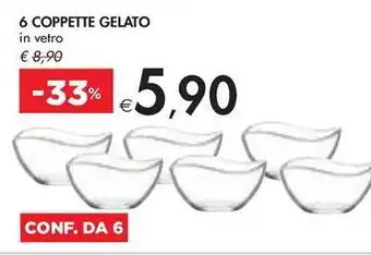 Bennet 6 COPPETTE GELATO offerta