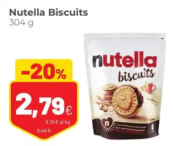 Coop famiglia cooperativa Nutella Biscuits 304 g offerta