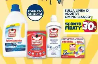 Esselunga SULLA LINEA DI ADDITIVI OMINO BIANCO offerta