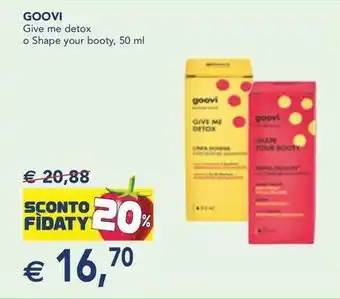GOOVI Give me detox • Shape your booty, 50 ml