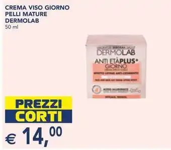 Esselunga CREMA VISO GIORNO PELLI MATURE DERMOLAB 50 ml offerta