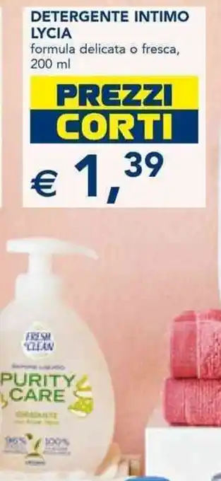 Esselunga DETERGENTE INTIMO LYCIA formula delicata o fresca, 200 ml offerta