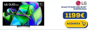 Euronics LG Smart TV OLED UHD 4K 55" OLED55C34LA offerta