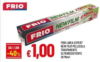 FRIO LINEA EXPERT NEW FILM PELLICOLA TRASPARENTE ULTRARESISTENTE 26 Metri